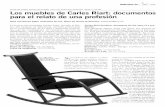 Los muebles de Carles Riart: documentos para el relato de ... · integran este archivo y facilita las claves para enten- ... dibujo, muebles, confort e ... cincuentenario de la silla
