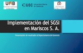 Implementación del SGSI en Mariscos S. A.openaccess.uoc.edu/webapps/o2/bitstream/10609/40246/7... · Ecuatoriano de Normalización (INEN). 10 Introducción - Justificación •Las
