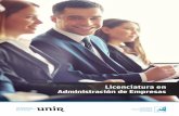 Licenciatura en Administración de Empresas - … · 4 UNIR - Licenciatura en Administración de Empresas Objetivos • Dominar conceptos y principios de la contabilidad. • Identificar
