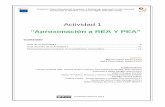 Actividad 1 - Aproximación a REA y PEAopenaccess.uoc.edu/webapps/o2/bitstream/10609/31342/1/Actividad 1... · Actividad 1: Aproximación a REA y PEA 5 Esta organización les permitirá