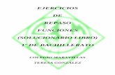 EJERCICIOS REPASO FUNCIONES - …€¦ · Se trata de una funclón cuadrática, ... Obtén la expresión algebraica y representa la función cuadrática que pasa por los puntos ,