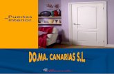 Maq doma 2004 - Doma Canarias · Puertas de interior con tableros Masonite: la respuesta eficaz por su calidad y estética a las exigencias de los arquitectos, constructores etc.
