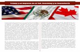 Trump y su impacto en el TLC, Coaching y la Consultoría · bajamos en dos temas: la cultura de calidad y compe- titividad de los mexicanos (no existía como tal) y los sistemas de