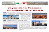 Del 4 al 11 de Abril de 2009 - ARAWAK VIAJES Florencia y Siena... · la vida de Santa Catalina de Siena; y por supuesto, su formidable catedral gótica, de las más bellas de Italia,