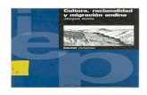 Cultura, racionalidad y migración andinacentroderecursos.cultura.pe/sites/default/files/rb/pdf/Cultura... · y migración andina Jürgen Golte IEP Instituto de Estudios Peruanos.
