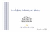 Los Índices de Precios en México - economia … · Los mayoría de los insumos de la construcción y los servicios del INPP se cotizan quincenalmente, por su parte los precios de