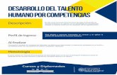 Desarrollo de talento humano por competencias copyPrograma... · Metodología DESARROLLO DEL TALENTO HUMANO POR COMPETENcias Cursos y Diplomados ... • Introducción a la gestión