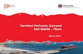 Terminal Portuario General San Martín - Pisco · De las Bases del concurso y del proyecto de contrato de concesión 5. De la Evaluación Ambiental Preliminar TERMINAL PORTUARIO GENERAL