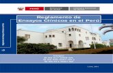 Reglamento de Ensayos Clínicos en el Perú CLINICOS 3 … · Wilfredo Salinas Castro Centro Nacional de Control de Calidad ... Centro Nacional de Salud Pública Director General