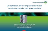 Generación de energía de biomasa autónoma de la …datasafe.com.co/CICCA/DEInternational_Adjuntos/EE2017/1615-Viking.… · Ejemplo: Electricidad a partir de biomasa (autónomo