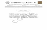 ORGANO DEL GOBIERNO CONSTITUCIONAL DEL ESTADO LIBRE Y ...poarchivo.tamaulipas.gob.mx/periodicos/2001/1201/pdf/cxxvi-149... · Comisario. ARTÍCULO SEXTO.- El ... Consejo de Administración