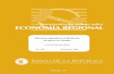 Diferencias regionales en la distribución del ingreso en ...banrep.gov.co/docum/Lectura_finanzas/pdf/DTSER-108.pdf · Cuadro 5. Importancia de la desigualdad intergrupal en el índice