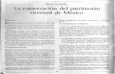 Martha Fernández La conservación del patrimonio … · patrimonio cultural de la época colonial a lo largo de la his ... misión formada por integrantes de la Sociedad Mexicana