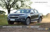 NUEVA CHEVROLET COLORADO 2018 …ayuramotor.com.co/uploads/products/55/files/ficha.pdf · Celebrando los 100 años del nacimiento de las camionetas Chevrolet, la nueva Colorado llega