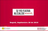 Bogotá, Septiembre 28 de 2015 - …sabanacentrocomovamos.org/wp-content/uploads/2016/04/Observatori… · profesionales de la Cámara de Comercio de Bogotá y la Universidad de ...