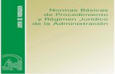 Normas Básicas de Procedimiento y Régimen … Basicas... · 2015-12-14 · Ley del Procedimiento Administrativo Común de las Administraciones Públicas - 17 - de la potestad de