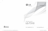 Guía del usuario LG-T310Claro).pdf · LG-T310_CLP_Peru Claro_0929.indd 3 10. 09. 29 오전 10:51. 4 ... Informe de entrega: desplace el interruptor hacia la izquierda para activar