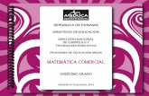 REPÚBLICA DE PANAMÁ - cmapspublic2.ihmc.uscmapspublic2.ihmc.us/rid=1LKJJTH7Q-1P0FNVC-1JS8/Matemática Co… · Dentro de la estructura del sistema educativo panameño, la Educación
