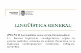 Universidad Nacional de La Plata Facultad de …linguisticapsicologia.weebly.com/uploads/6/8/5/9/6859893/unidad_2... · LINGÜÍSTICA GENERAL UNIDAD 2. La Lingüística como ciencia.
