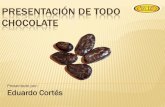 PRESENTACIÓN DE TODO CHOCOLATE - … Cortes.pdf · HISTORIA DEL CACAO Endémico de Centro América y la Amazona Descubierto por los españoles en sus encuentros con los Aztecas de