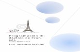 Programación di- dáctica de Fran- césiesvictoriomacho.com/web/assets/Programación-Francés... · 2015-11-12 · 1.4 Cuarto de E.S.O. ... (LOMCE). ... Comparación entre elementos