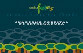 Cuaderno Forestal de extremadura - edufores.com · CUADERNO FORESTAL de extremadura BLOQUE 1 El bosque en Extremadura ... Las lluvias son abundantes todo el año y en el invierno