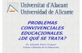 PROBLEMAS CONVIVENCIALES EDUCACIONALES. …rua.ua.es/dspace/bitstream/10045/8681/3/1. DEFINICIÓN.pdf · efectos funcionales. - (2004) ... La no observancia de normas que reglamentan
