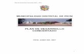 PLAN DE DESARROLLO CONCERTADOperu.gob.pe/docs/PLANES/11409/PLAN_11409_PLAN DE... · 2008-11-24 · Plan de Desarrollo Concertado 2007 – 2021 2 MUNICIPALIDAD DISTRITAL DE PICSI PLAN