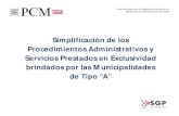 Simplificación de los Procedimientos Administrativos y ... · METODOLOGIA DE COSTOS. ... Resolución de conformación de EMC Informe con plan de trabajo en torno al proceso de mejora