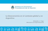 La bioeconomía en el contexto global y en Argentina · intensiva en conocimientos de los recursos, procesos y principios biológicos, para la ... productos forestales, textiles.