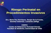 Riesgo Perinatal en Procedimientos Invasivos - CERPOcerpo.cl/_items/File_002_00611_0027.pdf · invasivos: 0,56% a los 28 días y 0,09% a los 42 días. Tabor A, Philip J, Madsen M,