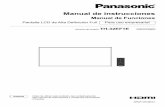 Manual de instrucciones - Panasonic Global · Manual de instrucciones ... Guarde también el recibo y anote el número de modelo y ... Pilas del mando a distancia ...