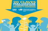 20 CLAVES - hchr.org.mx · 16- Los DESC en el Sistema Interamericano ... Los derechos humanos son el conjunto de derechos y libertades fundamentales ... • Las Observaciones Generales