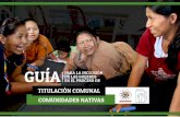 GUÍA - onamiap.orgonamiap.org/wp-content/uploads/2018/06/Cartilla-Comunidad-Nativa... · Esta cartilla presenta las pro-puestas de ONAMIAP para garantizar ... Guía para la inclusión
