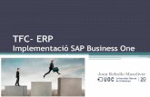 Implementació SAP Business One a una assessoriaopenaccess.uoc.edu/webapps/o2/bitstream/10609/43251/4... · S’escullen els mòduls de SAP Bussines One que cal instal·lar per complir