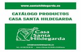 CATÁLOGO DE PRODUCTOS - Casa Santa Hildegarda · Galletas de Jengibre (200g) HJAES012 9,00 € 9 Galletas de la alegría y la inteligencia (250g) HSGES027 7,50 ...