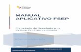 MANUAL APLICATIVO FSEP - finanzas.gob.ec · Presupuesto institucional destinado para el cumplimiento de los objetivos del Plan Nacional para el Buen Vivir 2014 - 2017 y los logros