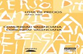 LISTA DE PRECIOS COMUNIDAD VALENCIANA COMUNITAT VALENCIANA - Anaya Infantil y … · 2004-07-30 · lista de precios - junio 2002 - comunidad valenciana / comunitat valenciana - anayaeducaciÓn/algaida