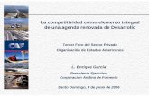 La competitividad como elemento integral de una …€¦ · Fortalecimiento de capital social y mecanismos de ... (tasa anual de crecimiento) Venezuela Colombia Mexico Andinos ...
