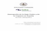 Demografía de la Baja Visión y la Ceguera en Españauvadoc.uva.es/bitstream/10324/14293/1/TFM-M259.pdf · internet (en español e inglés), de datos estadísticos y demográficos