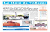 Hoja de Vallecaslahoja.devallecas.org/uploads/EdicionesLaHoja/2017/11-2017.pdf · duos en Morata de Tajuña y de los proyectos de construcción de nuevas incineradoras en Pinto y