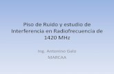 Piso de Ruido y estudio de Interferencia en Radiofrecuencia de … · 2013-03-08 · las señales no deseadas dentro de un sistema de medición, donde el ruido se define como cualquier