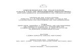 UNIVERSIDAD DE GUAYAQUIL FACULTAD DE …repositorio.ug.edu.ec/bitstream/redug/13107/1/INFORME FINAL - TESIS... · LICENCIADO EN SISTEMAS DE INFORMACIÓN TEMA ANÁLISIS, DISEÑO Y