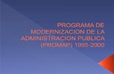 PROGRAMA DE MODERNIZACION DE LA ADMINISTRACION …… · General De Deuda Publica; Adquisiciones, ... PROGRAMA DE MODERNIZACION DE LA ADMINISTRACION PUBLICA (PROMAP) 1995-2000 Author: