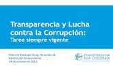Transparencia y Lucha contra la Corrupción · Medición de Transparencia Empresarial • Vigencia 2016 sostenibilidad Metodología de reporte requerimientos Sanción por vulnerar