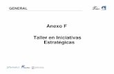 Anexo F Taller en Iniciativas Estratégicas - gob.mx · Taller en Iniciativas Estratégicas . Programa de Gran Visión del Desarrollo Litoral Taller de Iniciativas Estratégicas ...