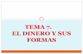 TEMA 7. EL DINERO Y SUS FORMAS - …iesvandelvira.com/wp-content/uploads/2016/11/Presentación-Tema-7... · El TRUEQUE planteaba Inconvenientes como: 1. Coincidencia de intereses: