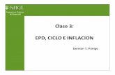 Clase 3: EPD, CICLO E INFLACION - FaHCE – UNLP · PDF fileDemian T. Panigo. Maestría en Políticas de Desarrollo EPD, CICLO E INFLACIÓN Estructura de la clase y bibliografía 1.