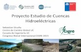 Proyecto Estudio de Cuencas Hidroeléctricas - cigre.clcigre.cl/Bienal2015/wp-content/.../2015/12/PUC-CUENCAS-HIDROELE… · Equivalente a la cuenca de un tributario del tributario