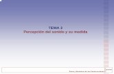 TEMA 3 Percepción del sonido y su medida - OCW UPMocw.upm.es/construcciones-arquitectonicas/fisica-y-mecanica-de-las... · Ruido blanco y ruido rosa ... Frecuencias centrales en